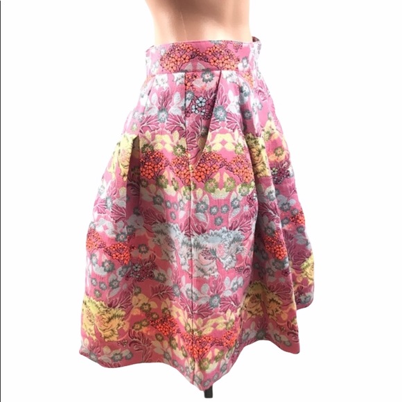 NEW bebe Women's Floral Skirt size 4 - Picture 4 of 12